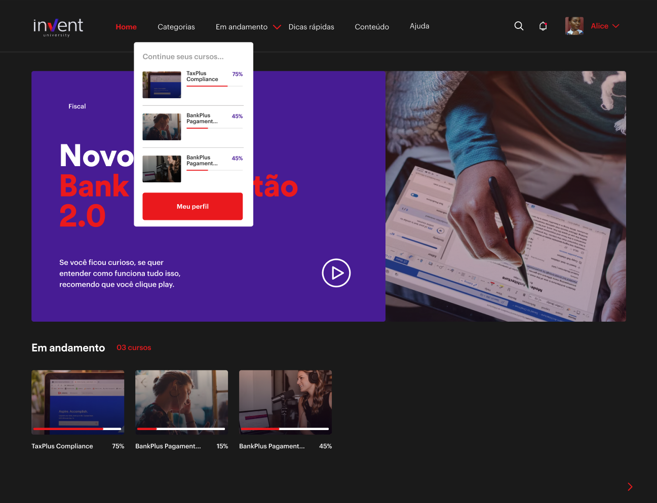 Plataforma de ensino